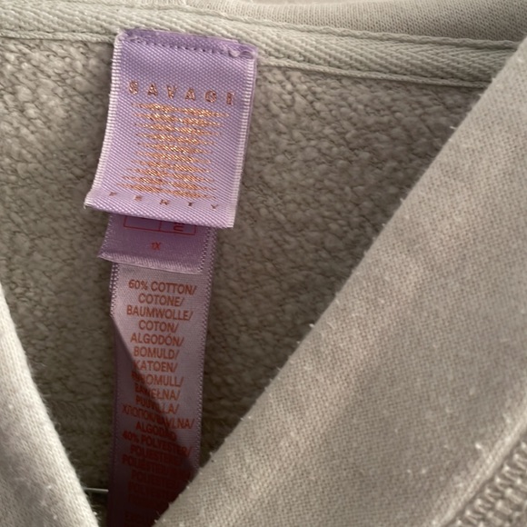 Savage fenty crop sweater mint green 1x - Picture 2 of 5